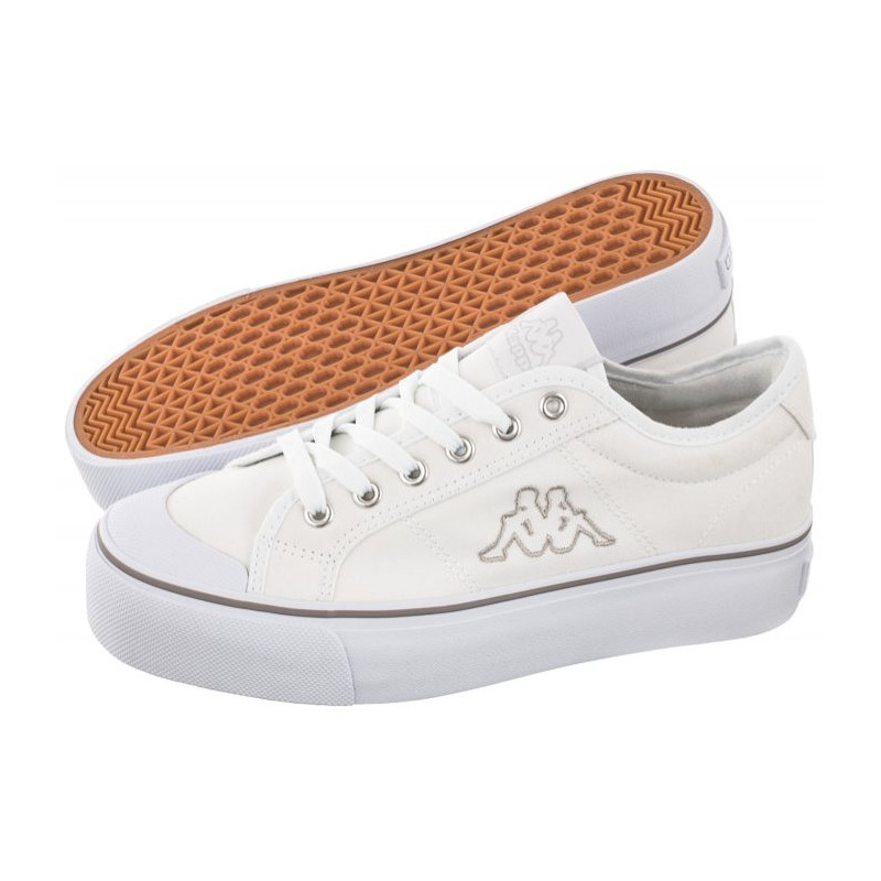 Kappa Boron Low Pf 243162/1015 White/Silver (KA213-a) kurpes