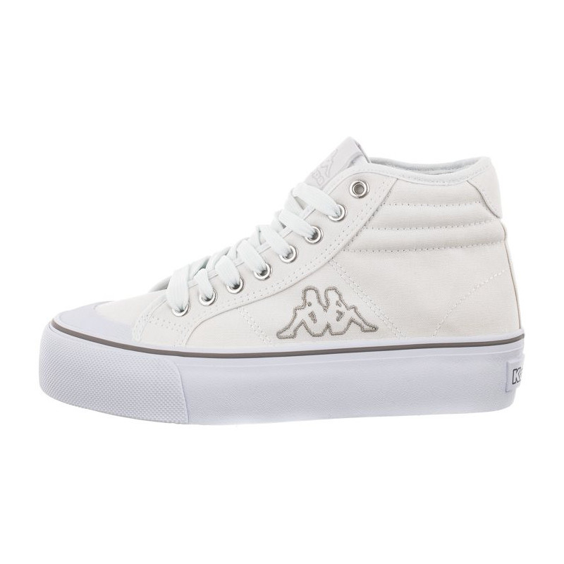 Kappa Boron Mid Pf 243161/1015 White/Silver (KA209-a) bateliai