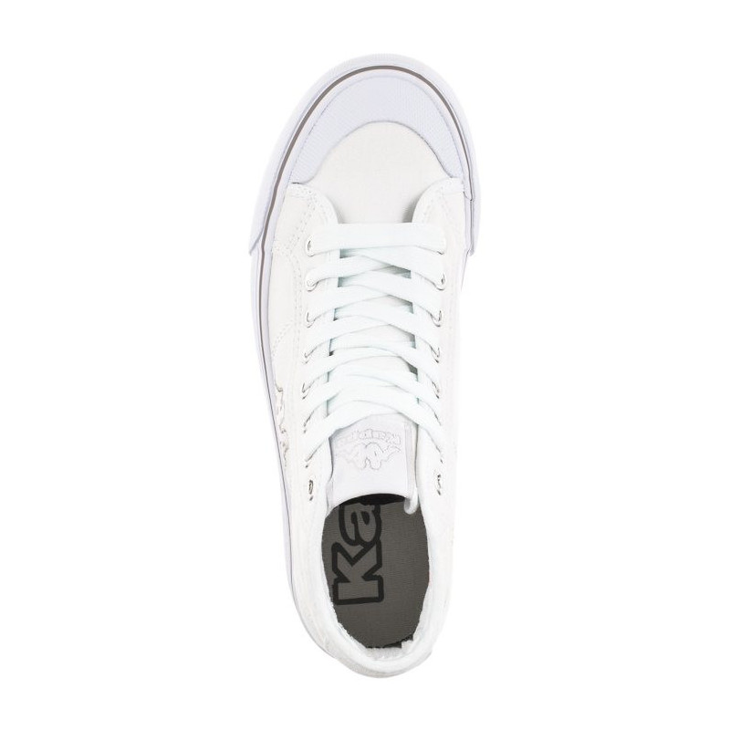 Kappa Boron Mid Pf 243161/1015 White/Silver (KA209-a) bateliai