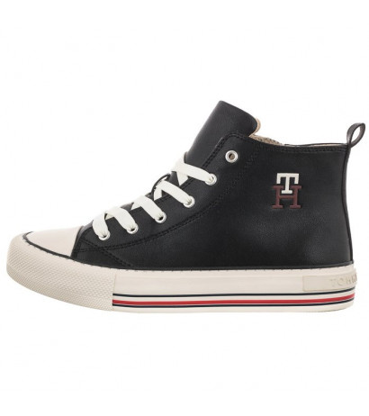 Tommy Hilfiger High Top Lace-Up Sneaker Black T3A9-32288-1355 999 (TH530-a) bateliai