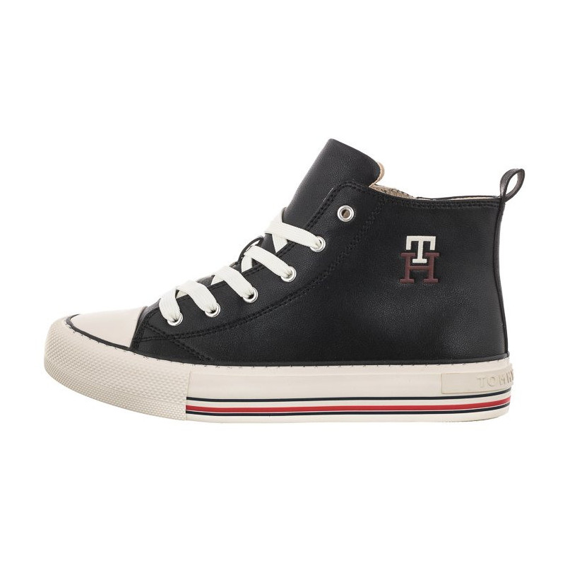 Tommy Hilfiger High Top Lace-Up Sneaker Black T3A9-32288-1355 999 (TH530-a) bateliai