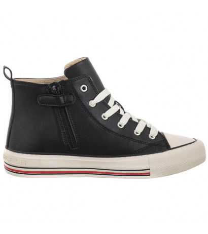 Tommy Hilfiger High Top Lace-Up Sneaker Black T3A9-32288-1355 999 (TH530-a) bateliai