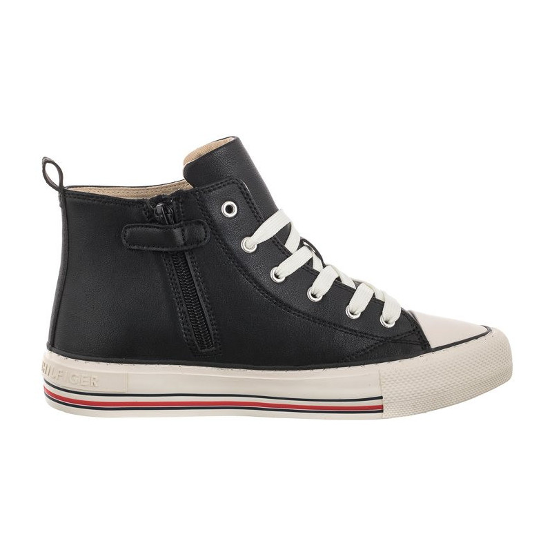 Tommy Hilfiger High Top Lace-Up Sneaker Black T3A9-32288-1355 999 (TH530-a) bateliai