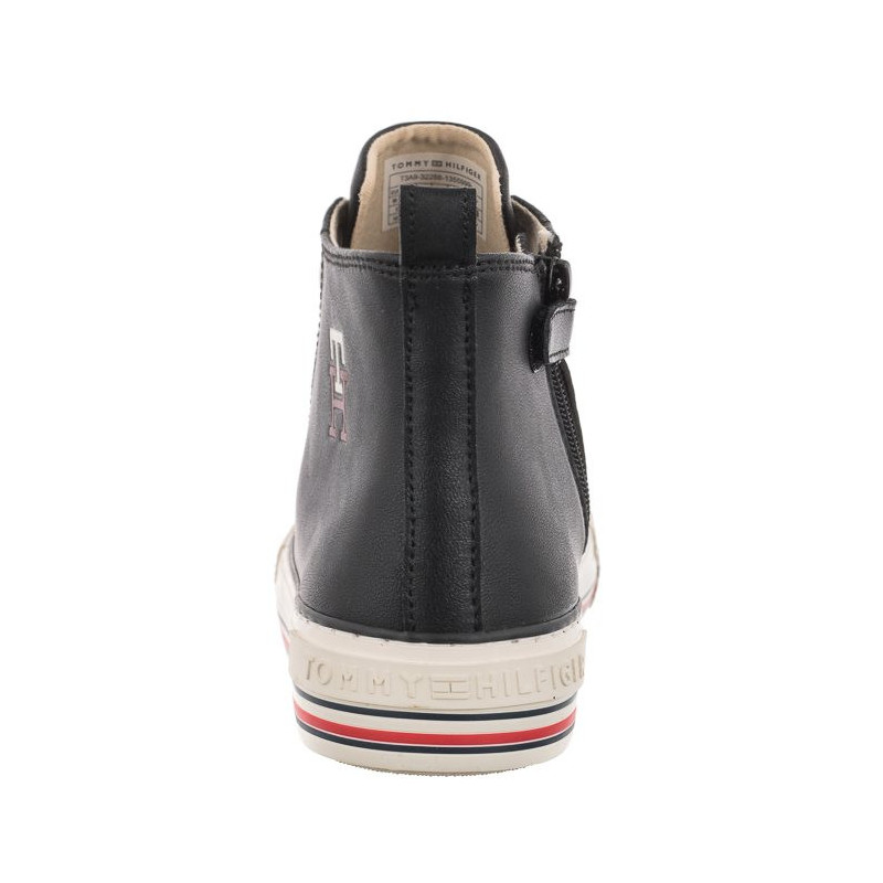 Tommy Hilfiger High Top Lace-Up Sneaker Black T3A9-32288-1355 999 (TH530-a) bateliai