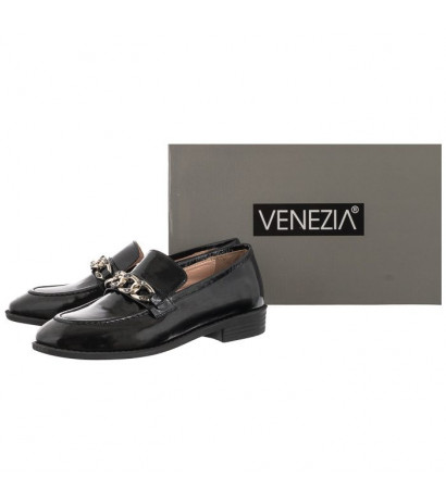 Venezia Czarne Lakierowane 05932122 BLACK (VE658-a) kurpes