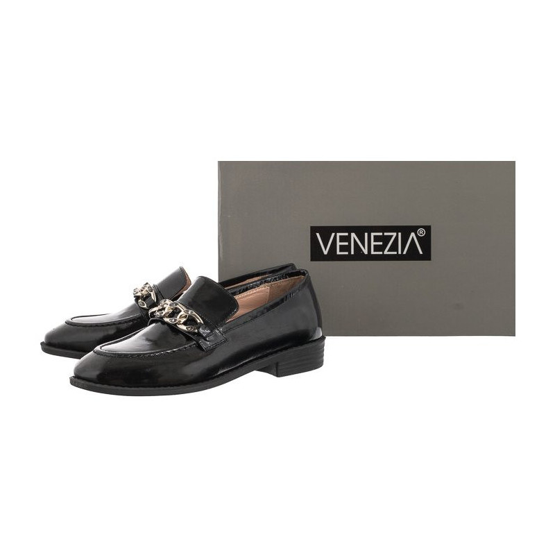 Venezia Czarne Lakierowane 05932122 BLACK (VE658-a) kurpes