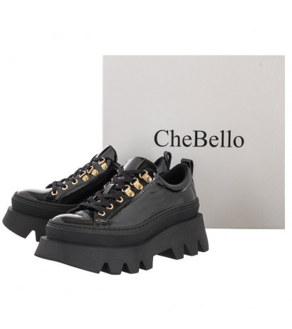 CheBello Czarne 3054-240-000-PSK-S228 (CH111-a) shoes