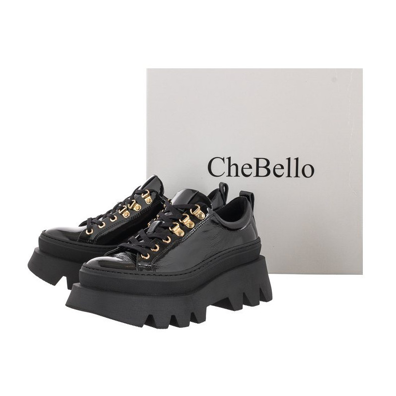 CheBello Czarne 3054-240-000-PSK-S228 (CH111-a) shoes