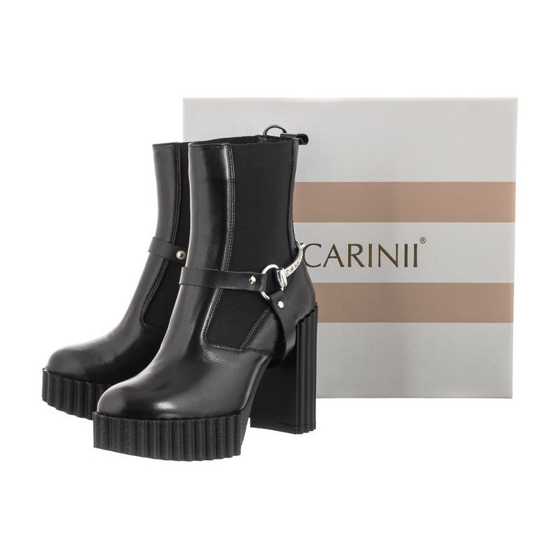 Carinii Czarne B8439-E50-000-000-F10 (CI687-a) shoes