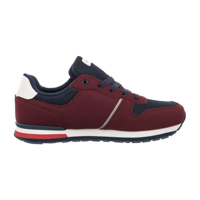 Tommy Hilfiger Low Cut Lace-Up Sneaker Bordeaux/Blue T3B9-32492-1450A240 (TH534-b) sportiniai bateliai