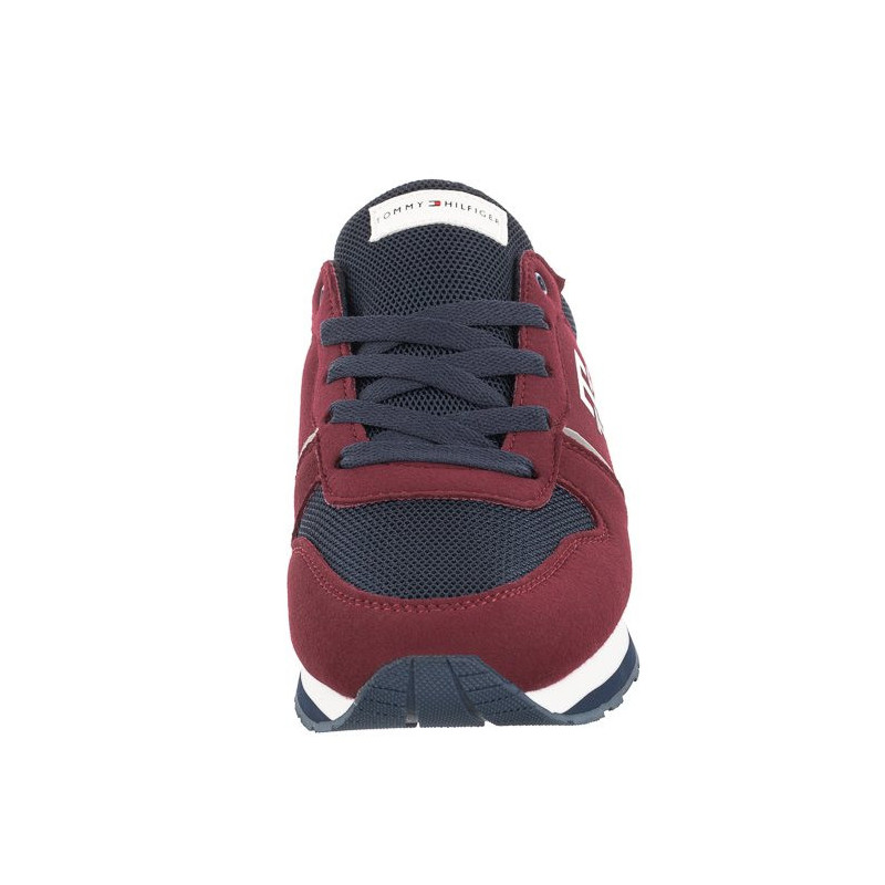 Tommy Hilfiger Low Cut Lace-Up Sneaker Bordeaux/Blue T3B9-32492-1450A240 (TH534-b) sportiniai bateliai