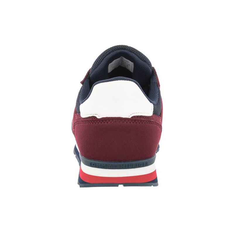 Tommy Hilfiger Low Cut Lace-Up Sneaker Bordeaux/Blue T3B9-32492-1450A240 (TH534-b) sportiniai bateliai