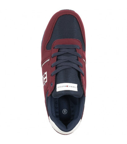 Tommy Hilfiger Low Cut Lace-Up Sneaker Bordeaux/Blue T3B9-32492-1450A240 (TH534-b) spordijalatsid