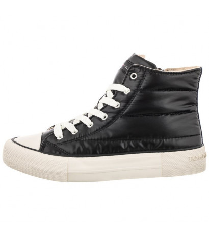 Tommy Hilfiger High Top Lace-Up- Sneaker Black T3A9-32290-1437999 (TH535-a) bateliai