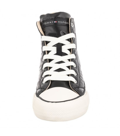 Tommy Hilfiger High Top Lace-Up- Sneaker Black T3A9-32290-1437999 (TH535-a) bateliai