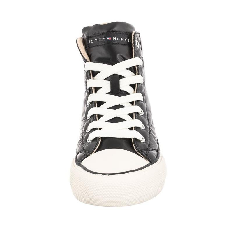 Tommy Hilfiger High Top Lace-Up- Sneaker Black T3A9-32290-1437999 (TH535-a) bateliai