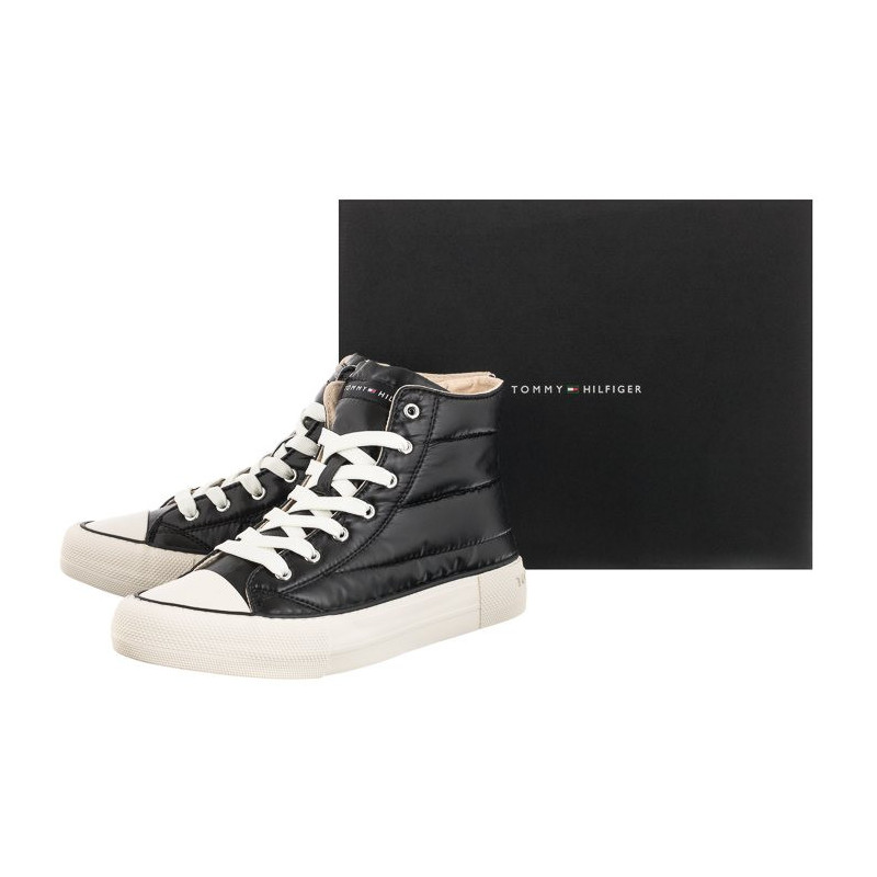 Tommy Hilfiger High Top Lace-Up- Sneaker Black T3A9-32290-1437999 (TH535-a) kingad