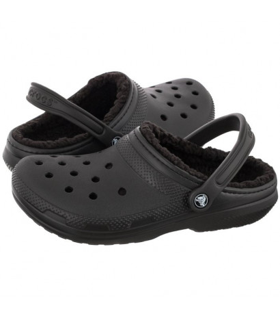 Crocs Classic Lined Clog Black 203591-060 (CR263-a) šlepetės