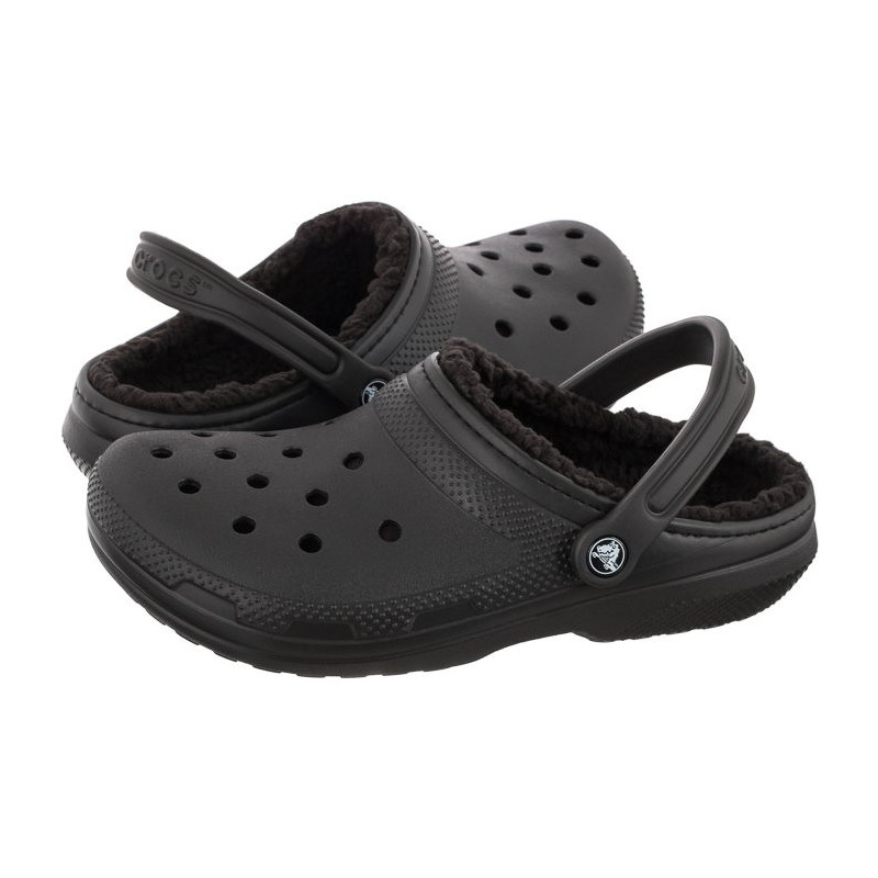 Crocs Classic Lined Clog Black 203591-060 (CR263-a) čības