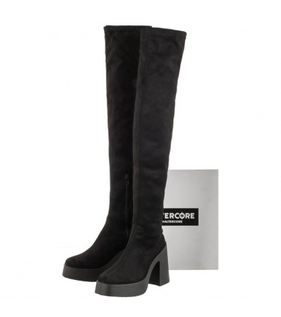 Altercore Daphne Faux Suede Black (AL124-a) bateliai