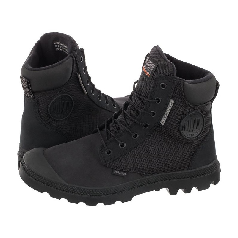 Palladium Pampa Sc Wpn U-S Black 77235-010-M (PA105-a) boots