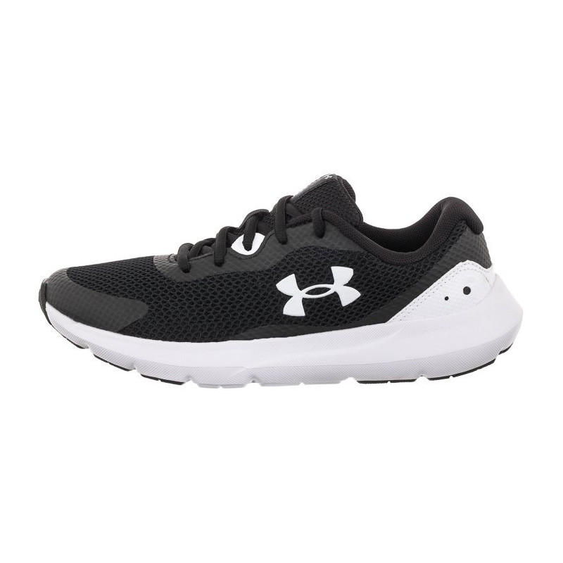 Under Armour Bgs Surge 3 Blk/Wht 3024989-001 (UN18-b) running Shoes