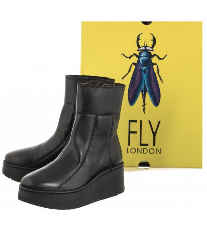 FLY London Hann Arkansas Black P701248000 (FL378-a) shoes