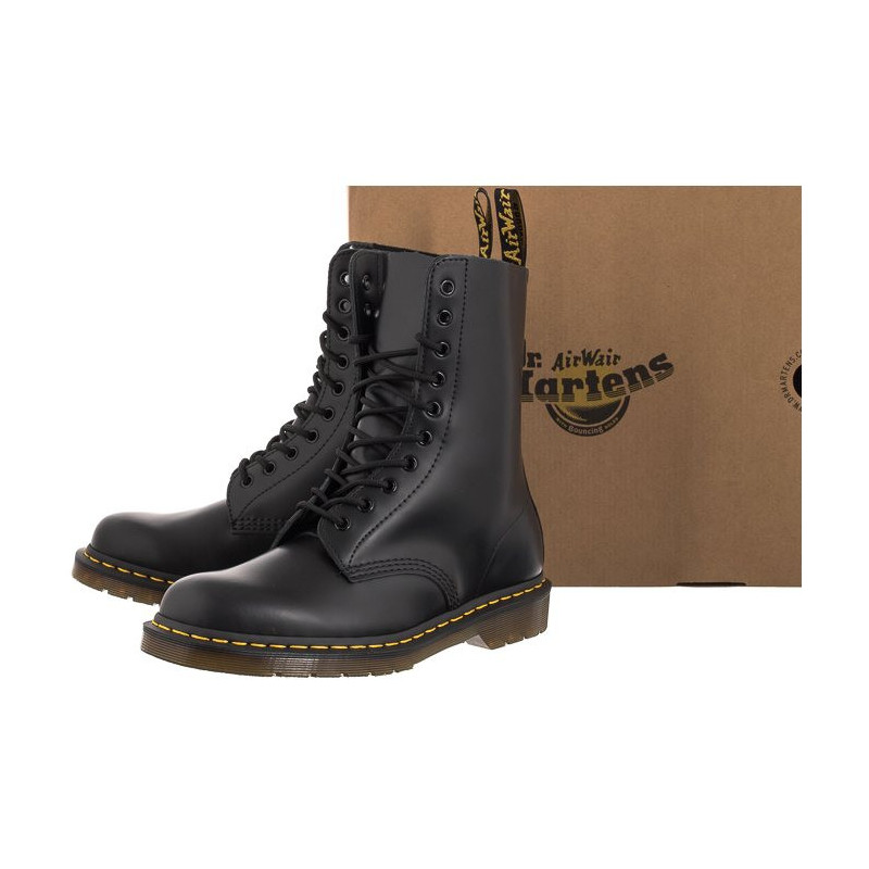 Dr. Martens 1490 Black Smooth 11857001 (DR49-a) batai