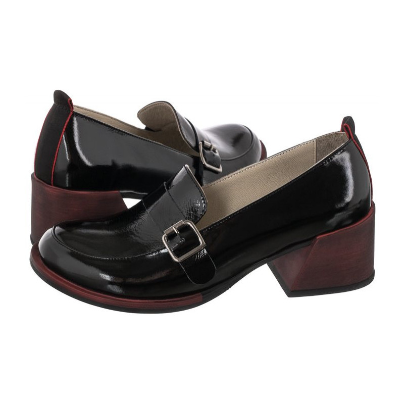 Venezia Czarne 012-147R BLACK (VE667-a) shoes