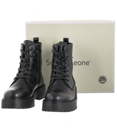 Sergio Leone Czarne TR 759 (SL452-a) shoes