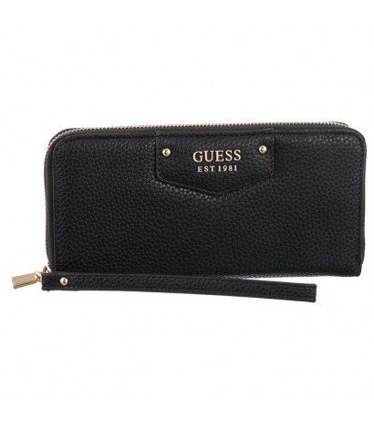 Guess Eco Brenton SLG LRG Zip Around SWEVG839046 Black (GU358-a) käekott