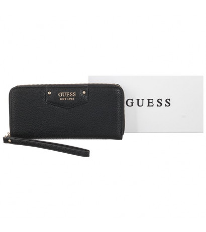 Guess Eco Brenton SLG LRG Zip Around SWEVG839046 Black (GU358-a) käekott