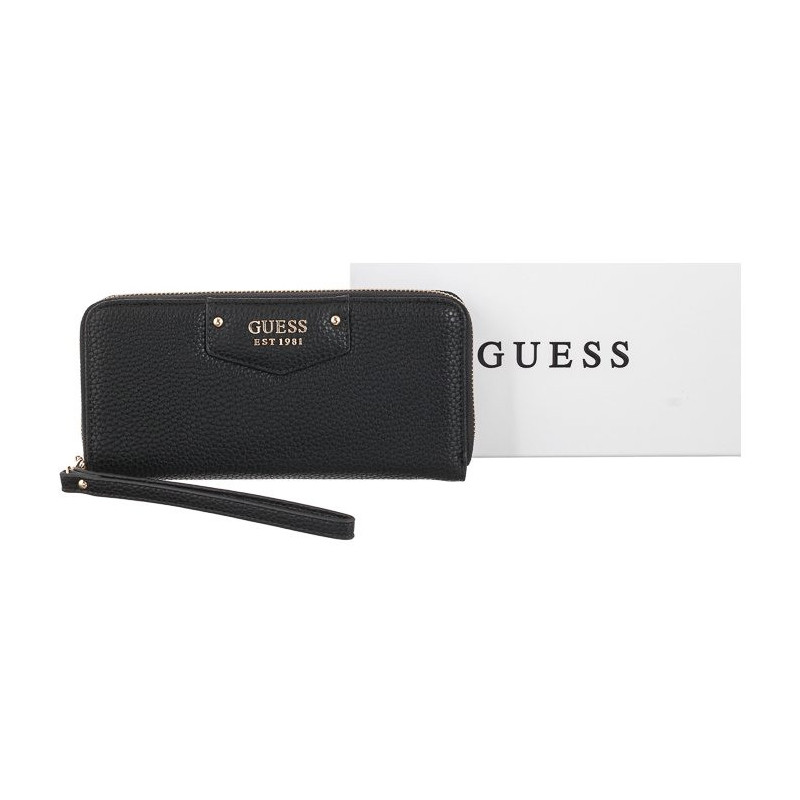 Guess Eco Brenton SLG LRG Zip Around SWEVG839046 Black (GU358-a) käekott