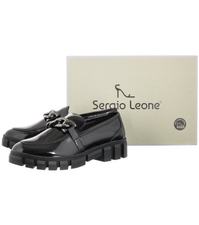 Sergio Leone Czarne MK 751 (SL450-b) shoes