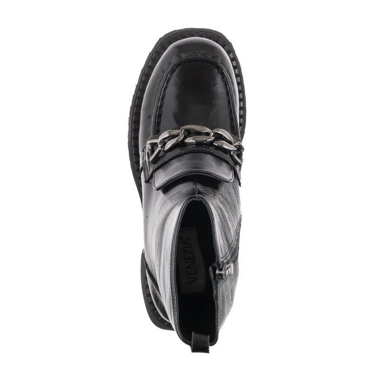 Venezia Czarne Lakierowane 4152625 (VE668-a) shoes