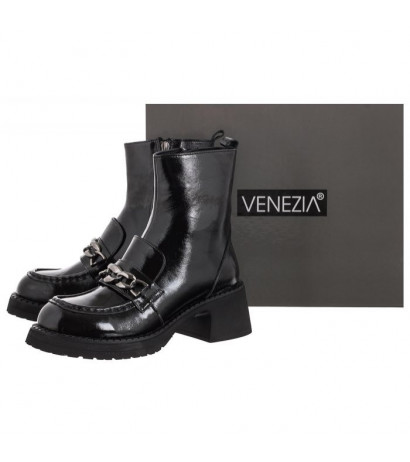 Venezia Czarne Lakierowane 4152625 (VE668-a) shoes