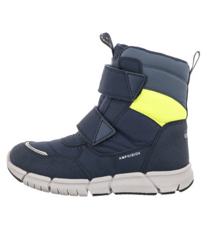 Geox J Flexyper B.B Abx C Navy/Fluo Yellow J169XC 0FU50 C4502 (GE51-a) batai