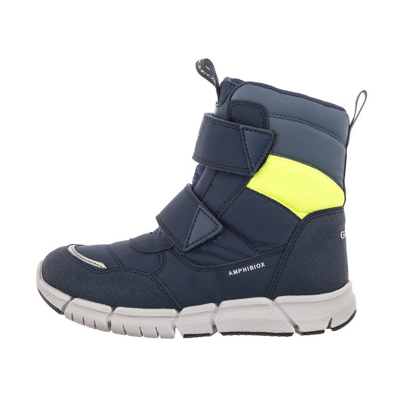 Geox J Flexyper B.B Abx C Navy/Fluo Yellow J169XC 0FU50 C4502 (GE51-a) batai