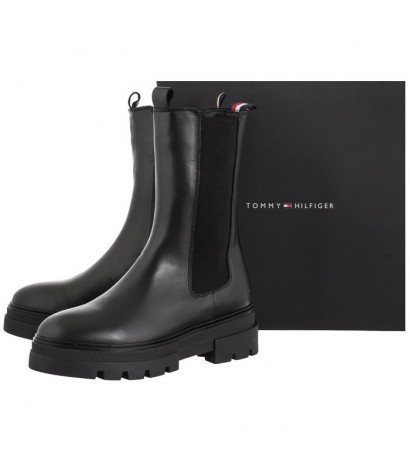 Tommy Hilfiger Monochromatic Chelsea Boot FW0FW06730 Black (TH537-a) kurpes