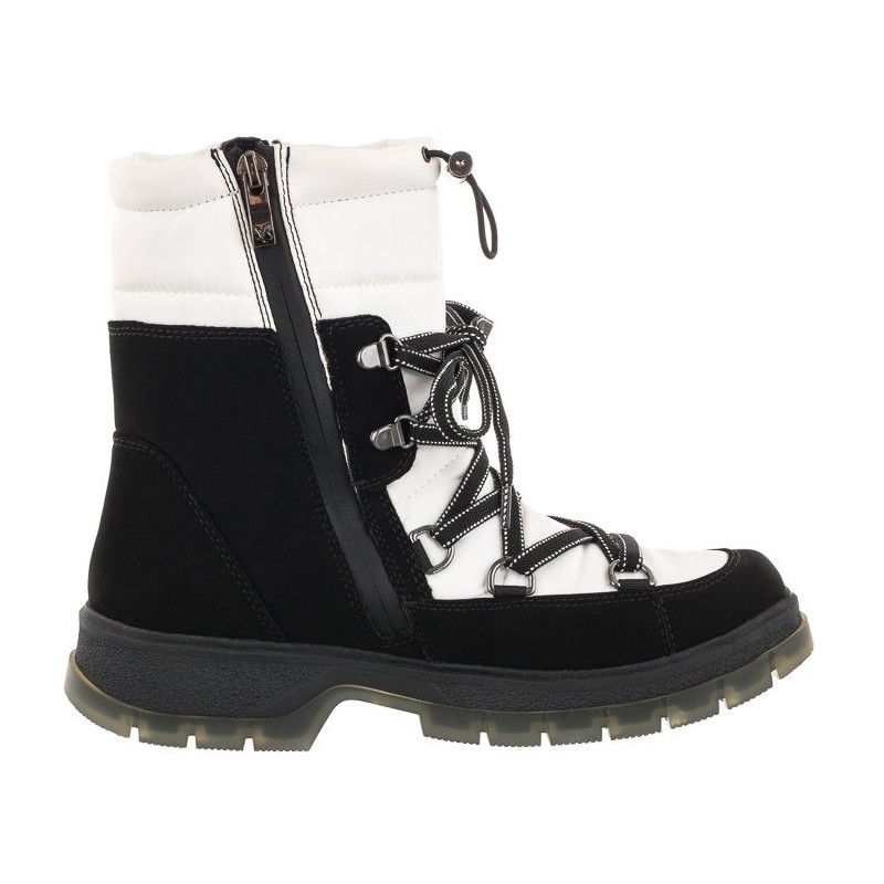 Caprice Czarne/Białe 9-26230-29 061 Black/White (CP340-b) boots