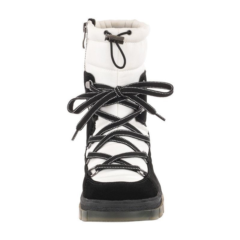 Caprice Czarne/Białe 9-26230-29 061 Black/White (CP340-b) boots