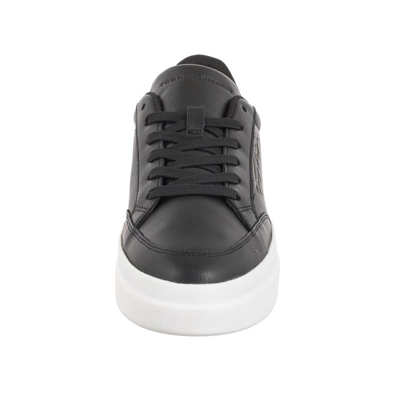 Tommy Hilfiger TH Signature Leather Sneaker FW0FW06665 BDS Black (TH539-a) spordijalatsid