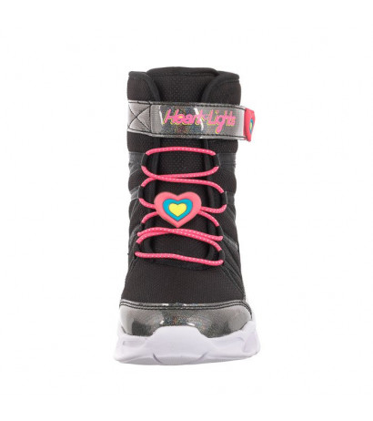 Skechers S Lights Black/Hot Pink 302661L/BKHP (SK132-a) batai