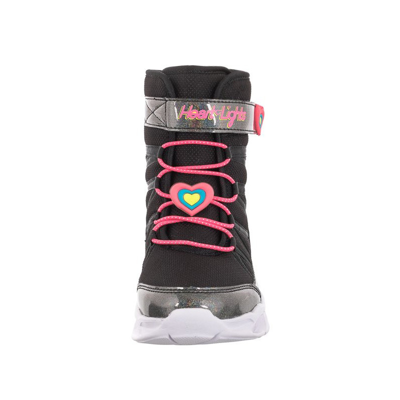 Skechers S Lights Black/Hot Pink 302661L/BKHP (SK132-a) batai