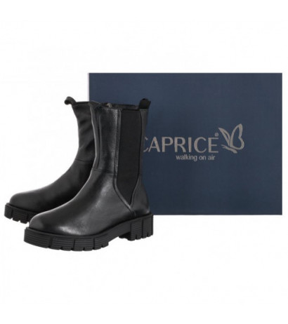 Caprice Czarne 9-25462-29 022 Black Nappa (CP341-a) batai