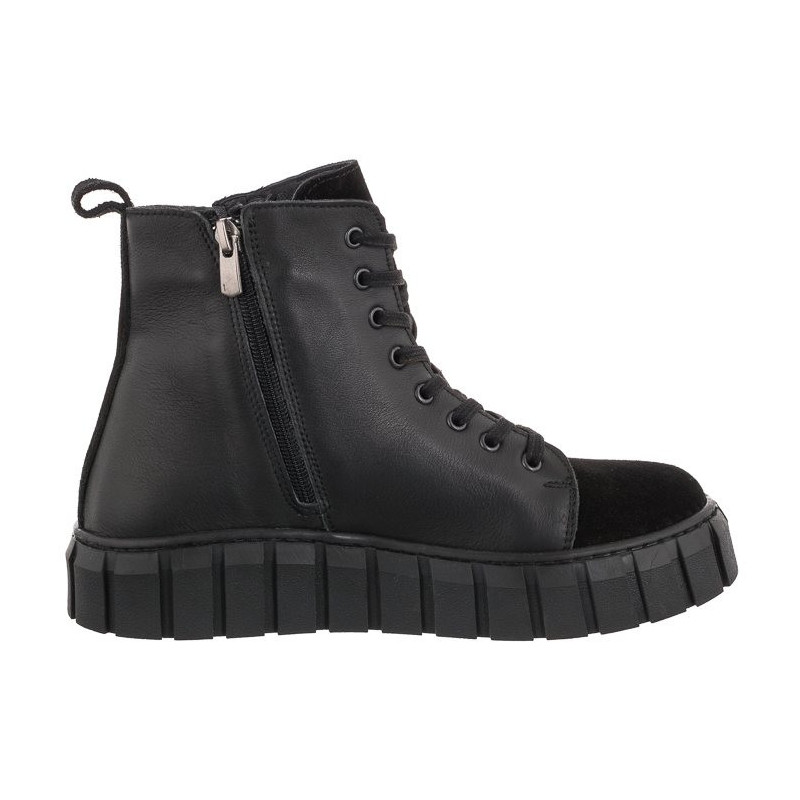 Venezia Czarne 13212101 BLACK (VE675-a) kurpes