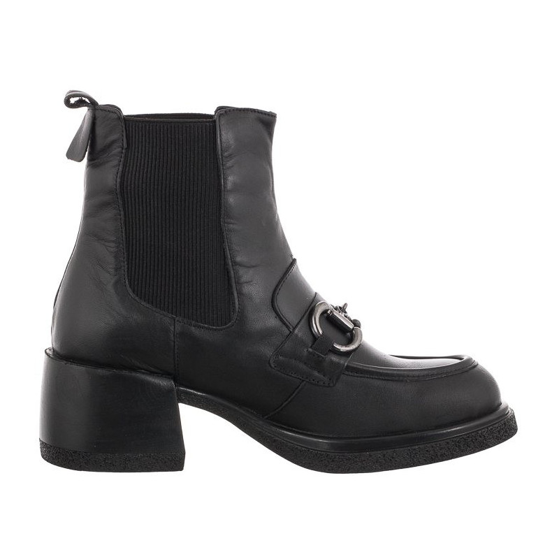 Venezia Czarne 13132101 BLACK (VE677-a) kurpes