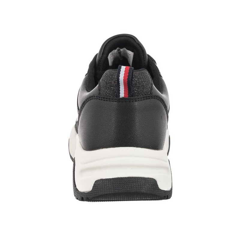 Tommy Hilfiger Low Cut Lace-Up Sneaker T3A9-32358-1434 X208 Black/Platinum (TH564-a) sportiniai bateliai