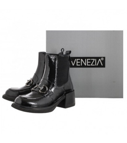 Venezia Czarne 13132401 BLACK (VE676-a) kurpes