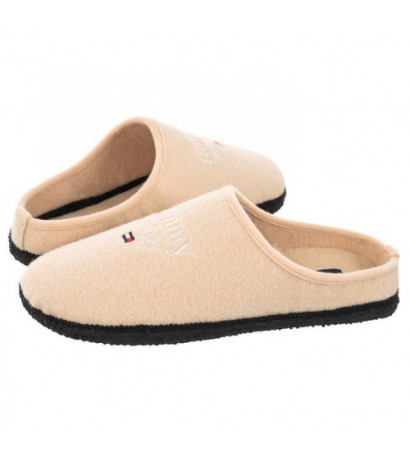 Tommy Hilfiger Indoor Slipper T3A0-32441-1506 500 Beige (TH578-a) Moteriški batai/šlepetės